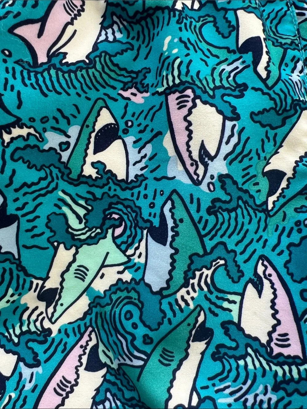 🌊 Like new! 4T Shark Print Swim Shorts Trunks. 🌊 + 🦈